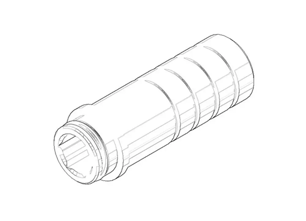 DORNBRACHT Nippel ERSATZTEILE 90240319900 D. 23,2 x 63,5 mm, 9,5 l/min., 9024031990090 Galeriebild 1